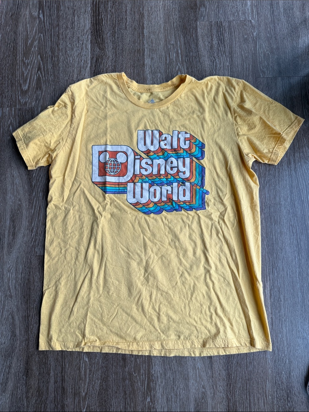 Walt Disney World Yellow Graphic Tee